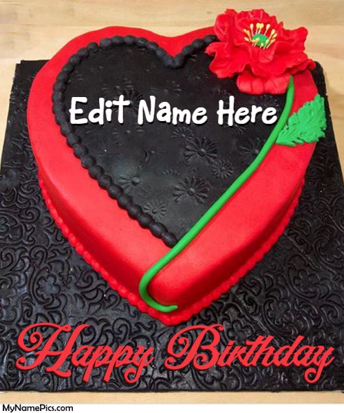 Happy Birthday Cake To Edit Name